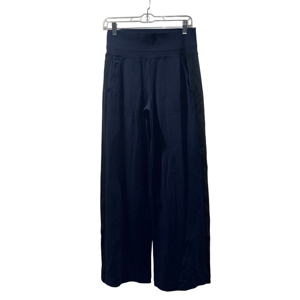 Athleta Venice Colorblock Wide Leg Pant Navy/Black Sculptek Light XS - Picture 2 of 12